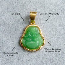 Mens Jewelry - 14K Gold Buddha Necklace | Appx. 5 Grams