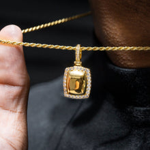 Mens Jewelry -  Gold Iced Out VVS Gem Style Necklace | Appx. 28 Grams