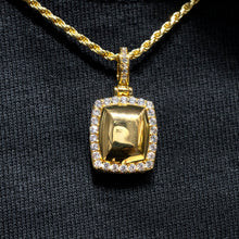 Mens Jewelry -  Gold Iced Out VVS Gem Style Necklace | Appx. 28 Grams