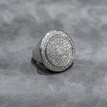 Mens Jewelry - 14K White Gold Iced Out VVS Pinky Ring | 17.2 Grams