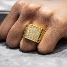 Mens Jewelry - 14K Gold Iced Out VVS Pinky Ring | 16.3 Grams