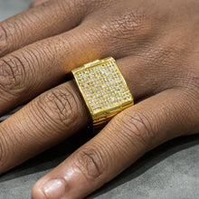 Mens Jewelry - 14K Gold Iced Out VVS Pinky Ring | 16.3 Grams