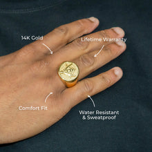 Mens Jewelry - Mason Gold Pinky Ring | 19 Grams