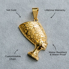Mens Jewelry - 14K Gold Egyptian Pharaoh Necklace | Appx. 16 Grams