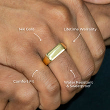 Mens Jewelry - Signet Gold Pinky Ring | 7 Grams
