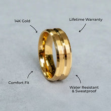 Mens Jewelry - Wedding Band Gold Ring | 9.5 Grams