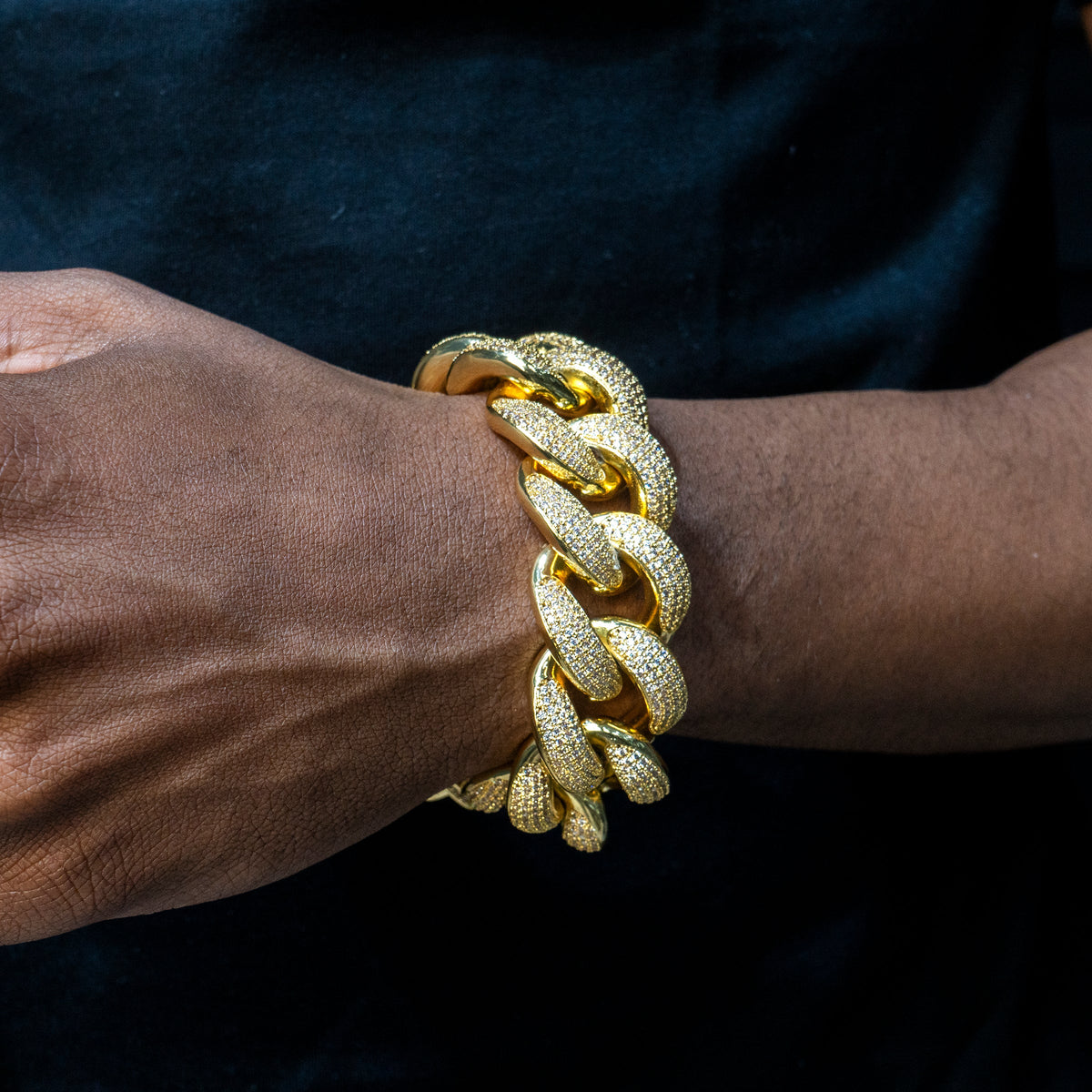 Customer wearing CUBANC jewelry