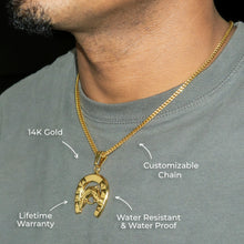 Mens Jewelry - 14K Gold Horse Shoe Necklace | Appx. 12 Grams