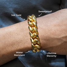Mens Jewelry - Solid Gold Miami Cuban Link Chain & Bracelet